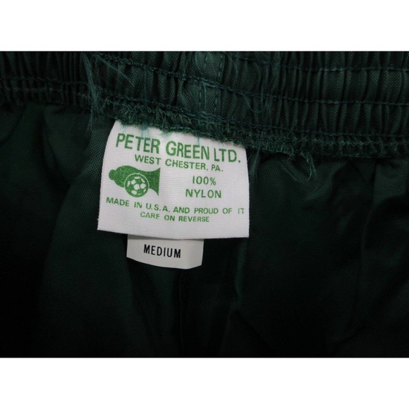NWOT Vtg 90s Y2K PETER GREEN Cannon Nylon Men's Medium Made in USA - Picture 7 of 8